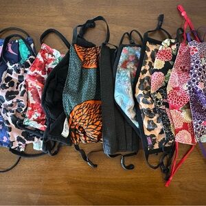 Assorted Colorful Face Masks Set